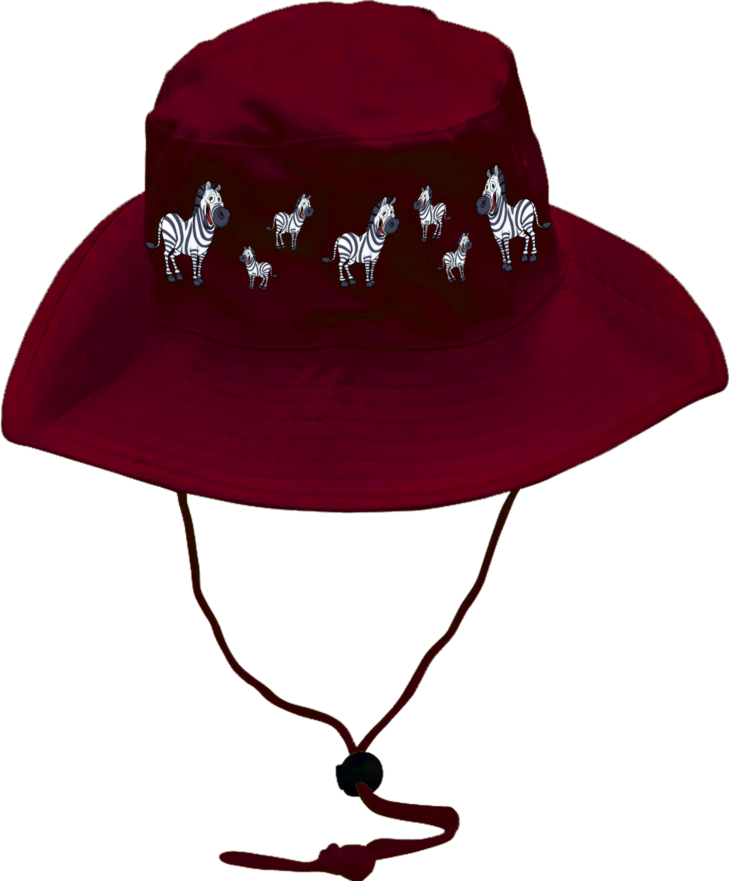 Ziva Zebra Wide Brim Hat