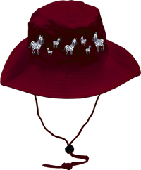 Ziva Zebra Wide Brim Hat 8
