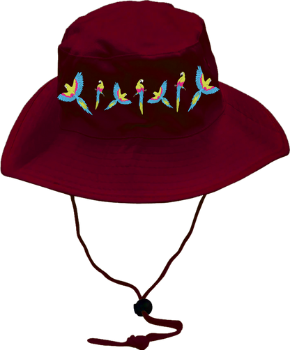 Majestic Macaw Wide Brim Hat