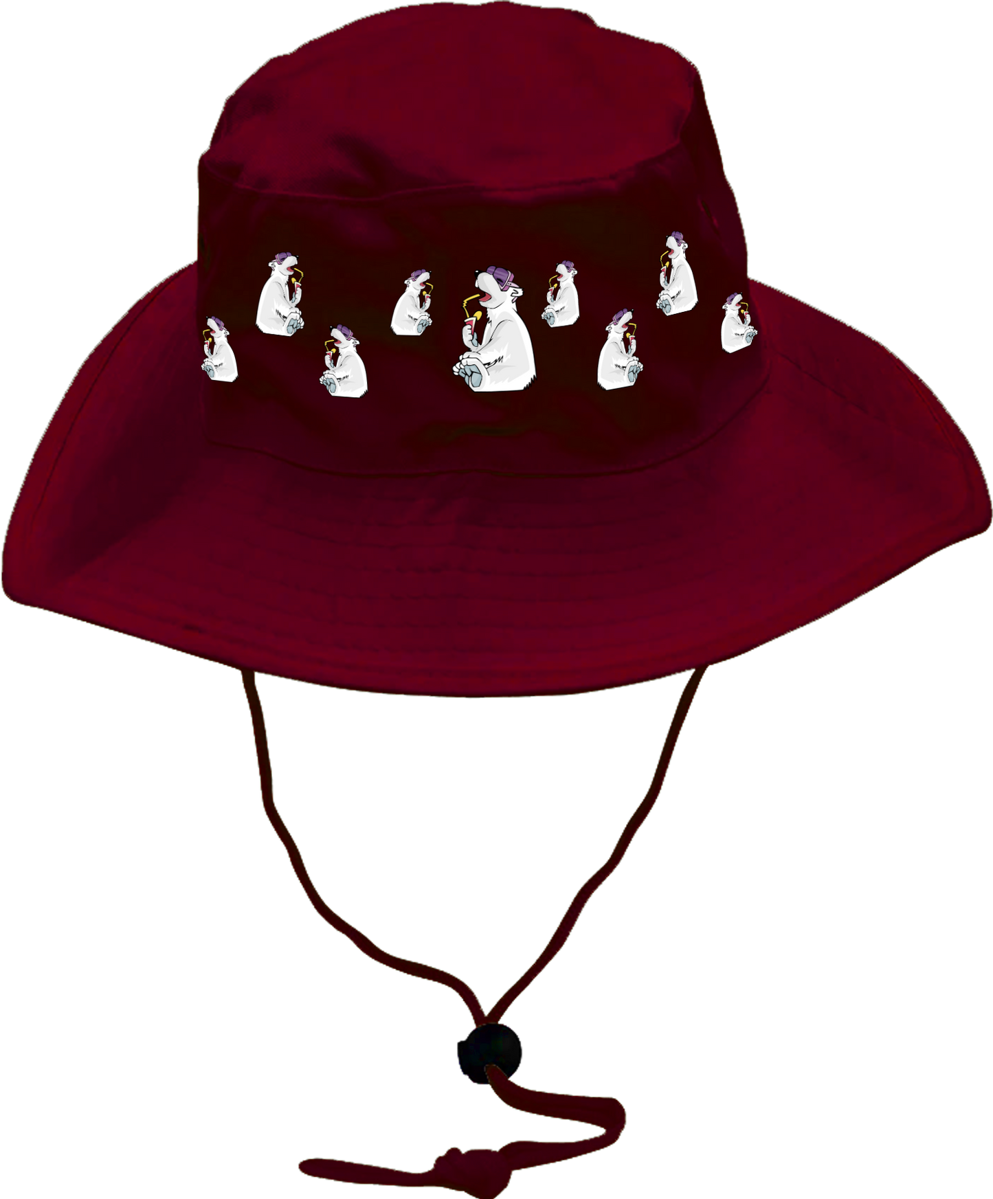 Ice Bear Wide Brim  Hat