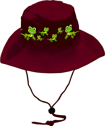 Indigenous Gecko Wide Brim Hat