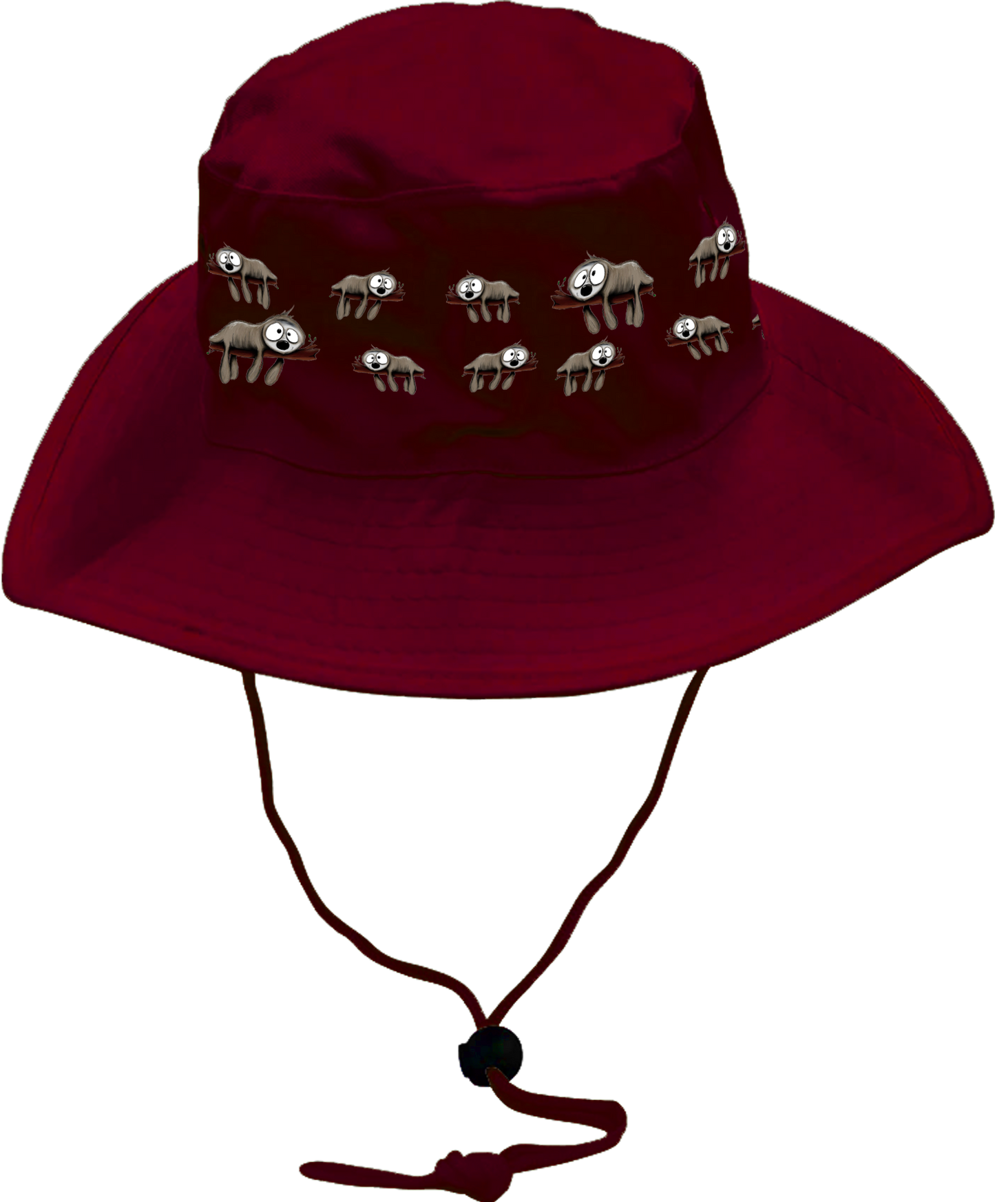 Snoozy Sloths Wide Brim Hat