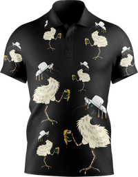 Bin Chicken Mens Polo 4