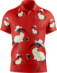 Bin Chicken Mens Polo 3