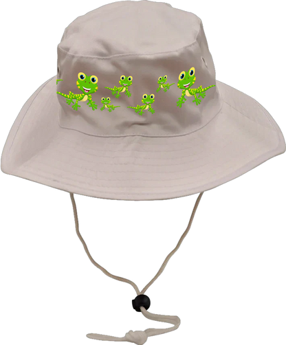 Indigenous Gecko Wide Brim Hat