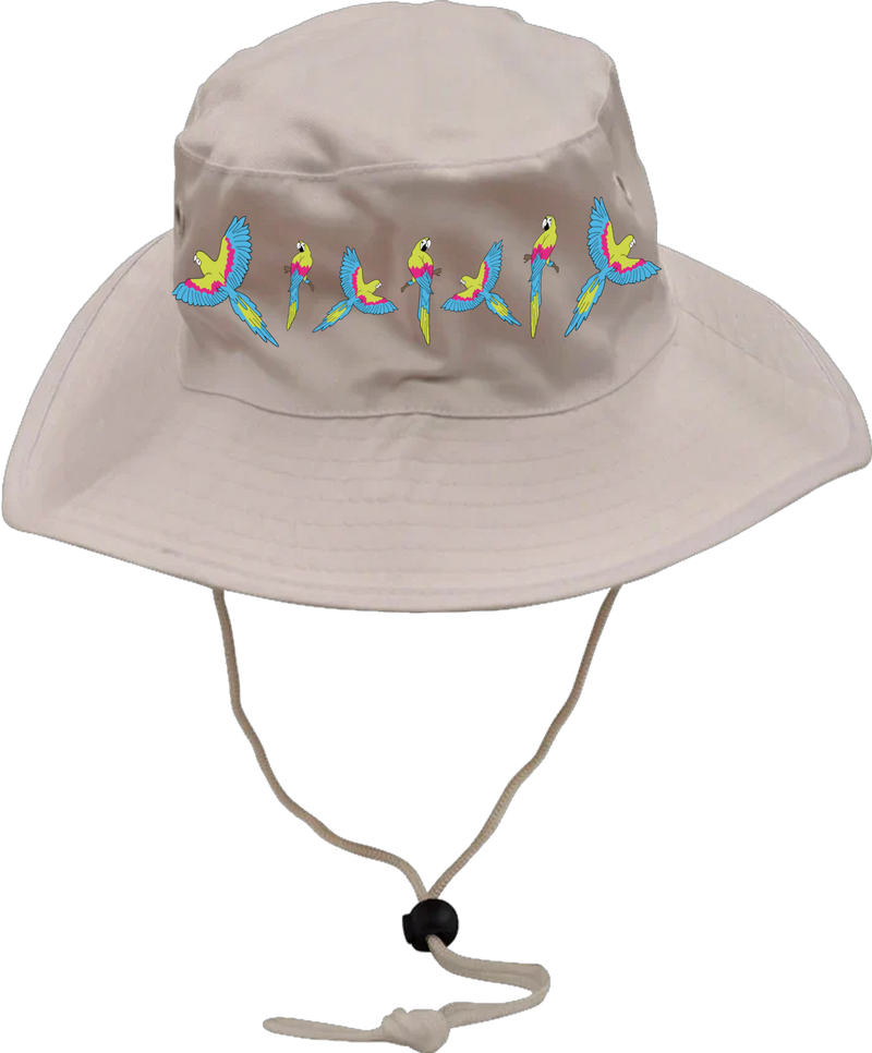 Majestic Macaw Wide Brim Hat
