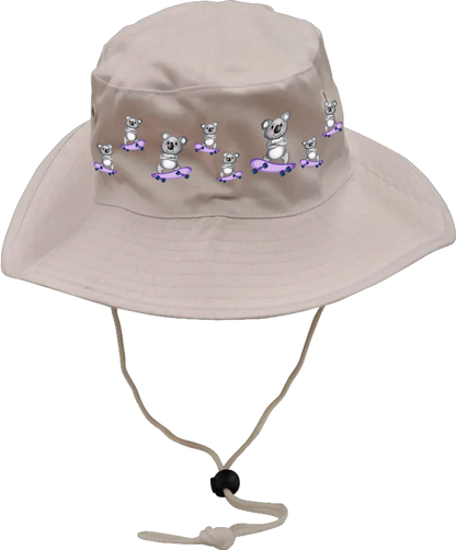 Skater Koala Wide Brim Hat