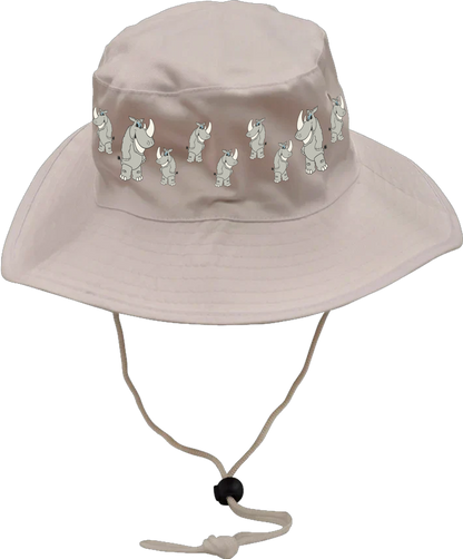 Racy Rhino Wide Brim Hat