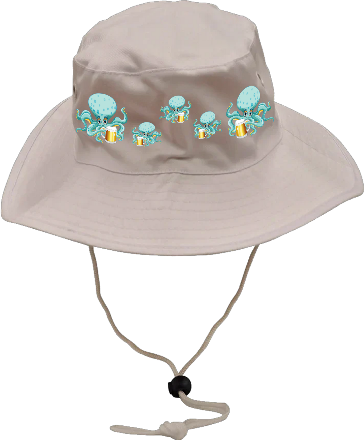 Octopus Wide Brim Hat