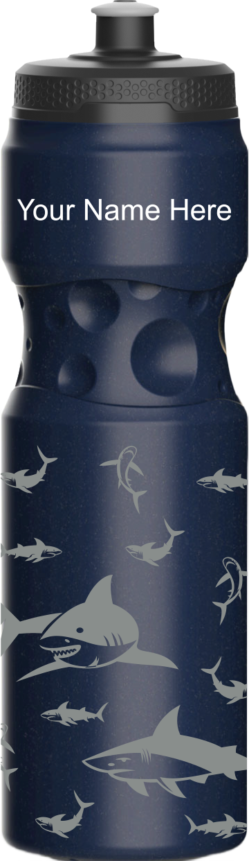 Swim With Sharks Water Bottles