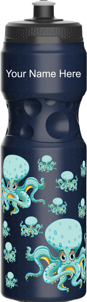Octopus without beer Water Bottles