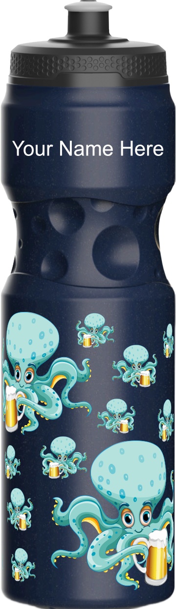 Octopus with beer Water Bottles