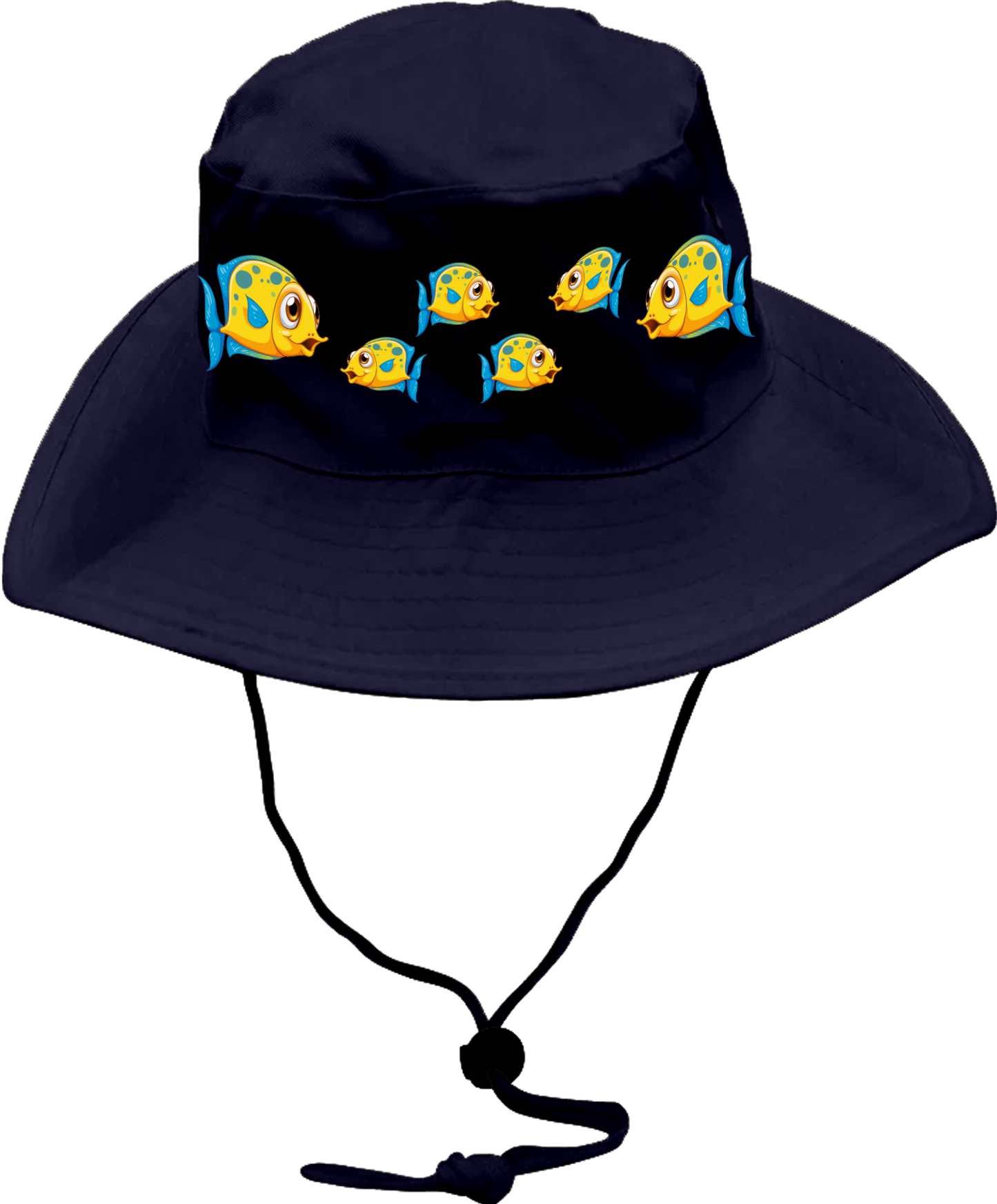 Indigenous Fish Wide Brim Hat