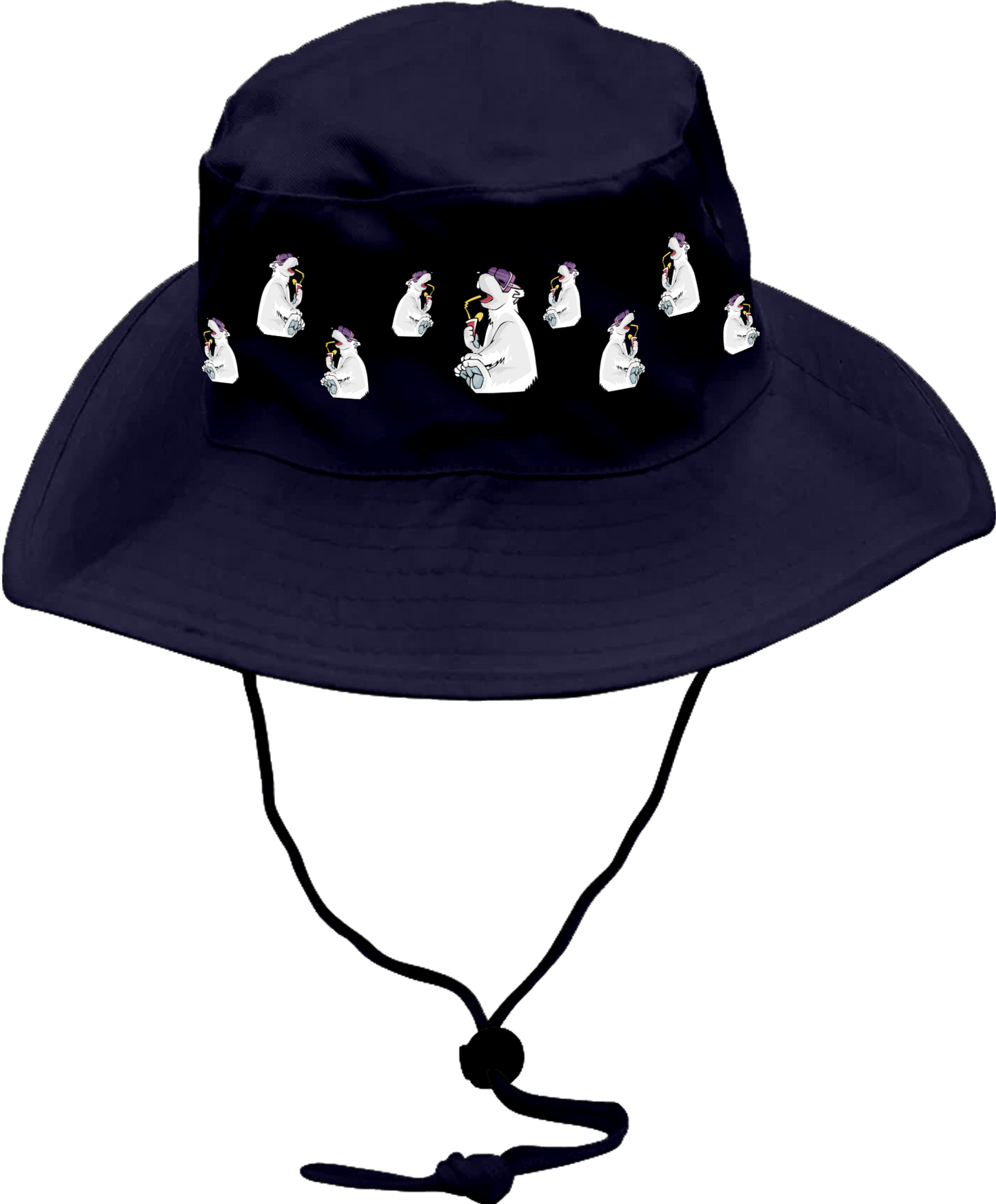 Ice Bear Wide Brim  Hat