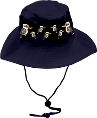 Indigenous Kooky Kookaburra Wide Brim  Hat 15
