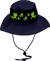 Indigenous Gecko Wide Brim Hat 10