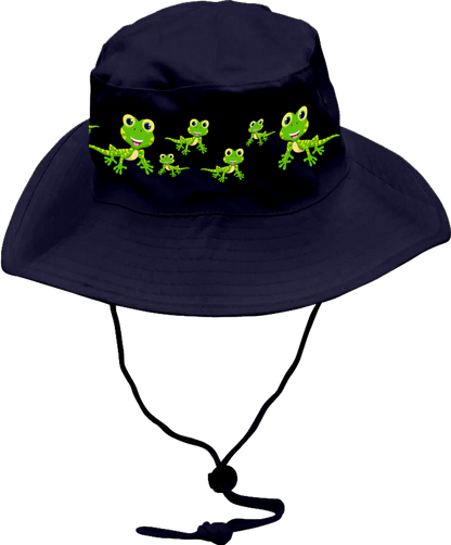 Indigenous Gecko Wide Brim Hat