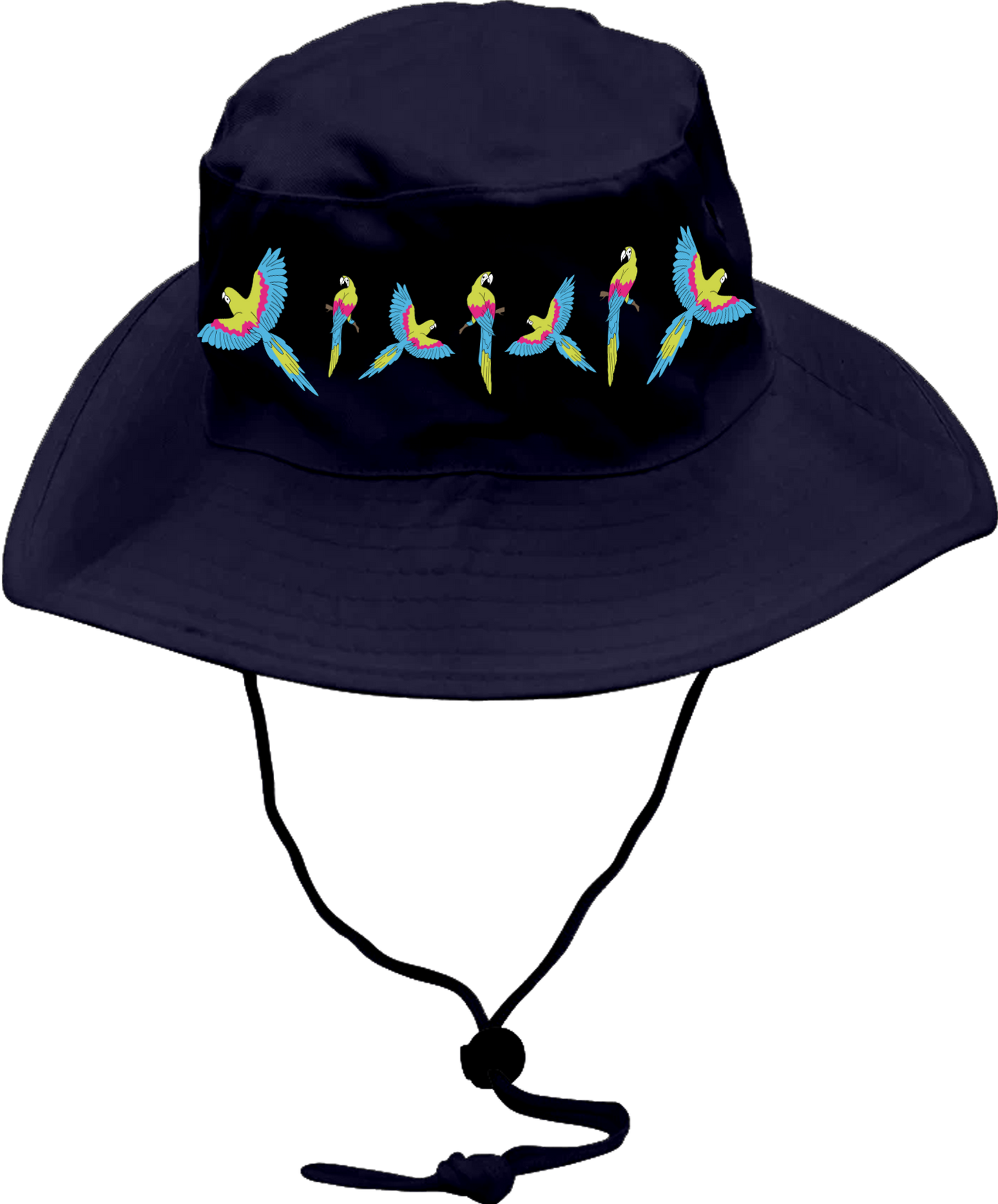 Majestic Macaw Wide Brim Hat