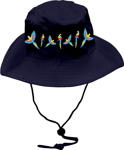 Majestic Macaw Wide Brim Hat