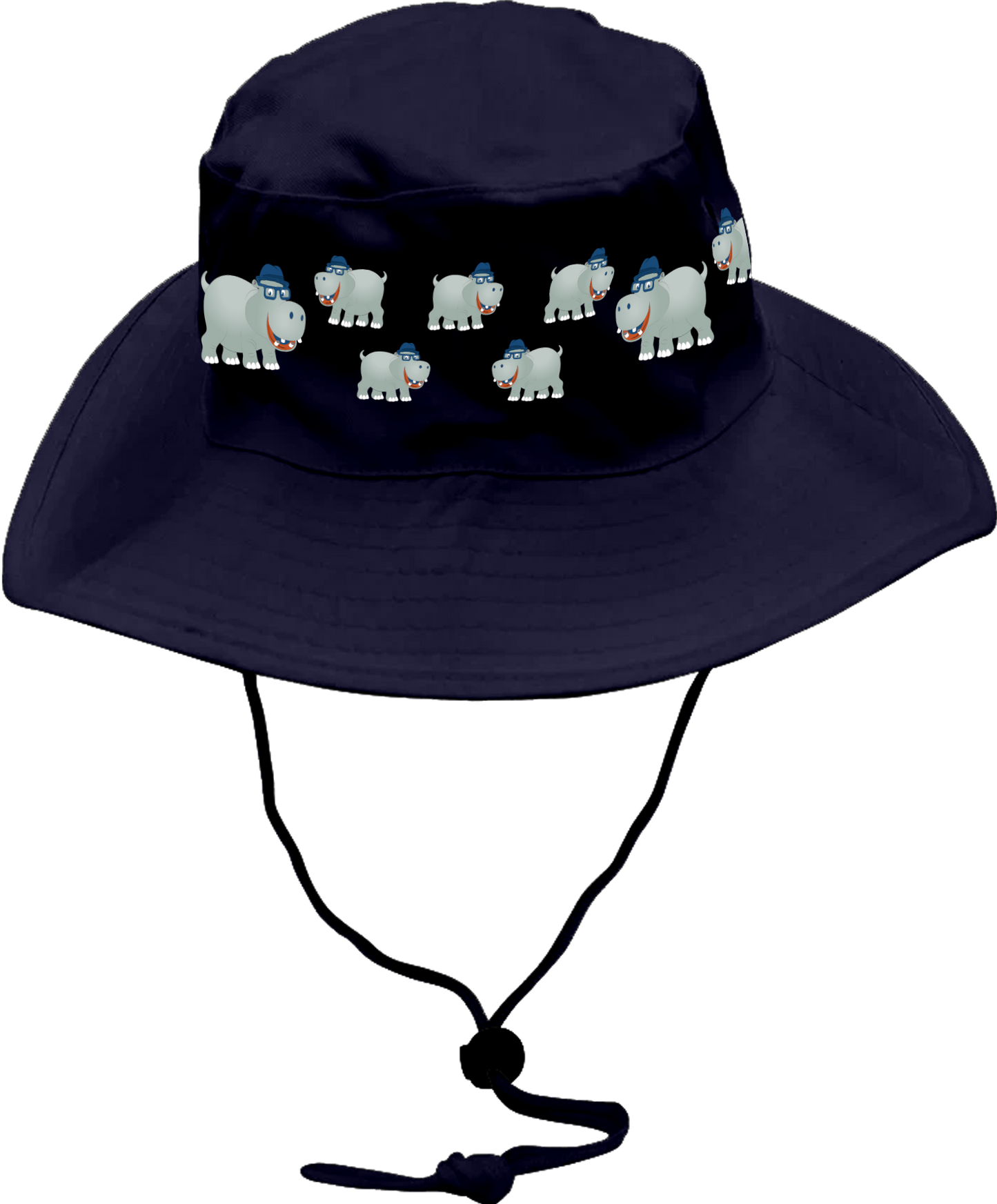 Hungry Hippo Wide Brim Hat