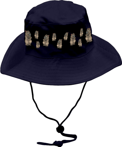 Wally Wombat Wide Brim Hat