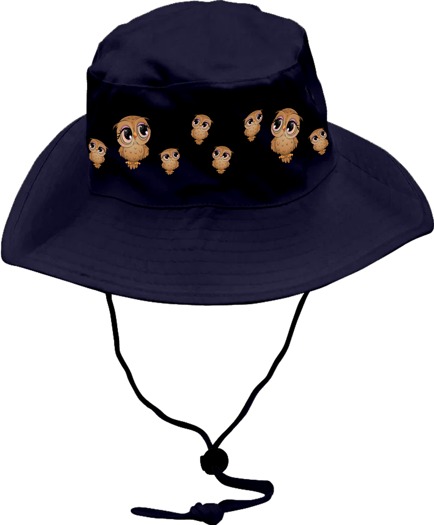Owl Wide Brim Hat