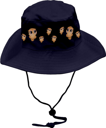 Owl Wide Brim Hat