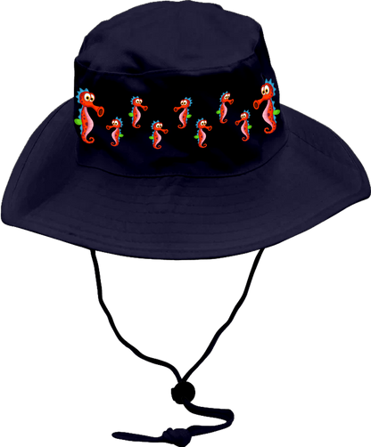 Sassy Seahorse Wide Brim Hat