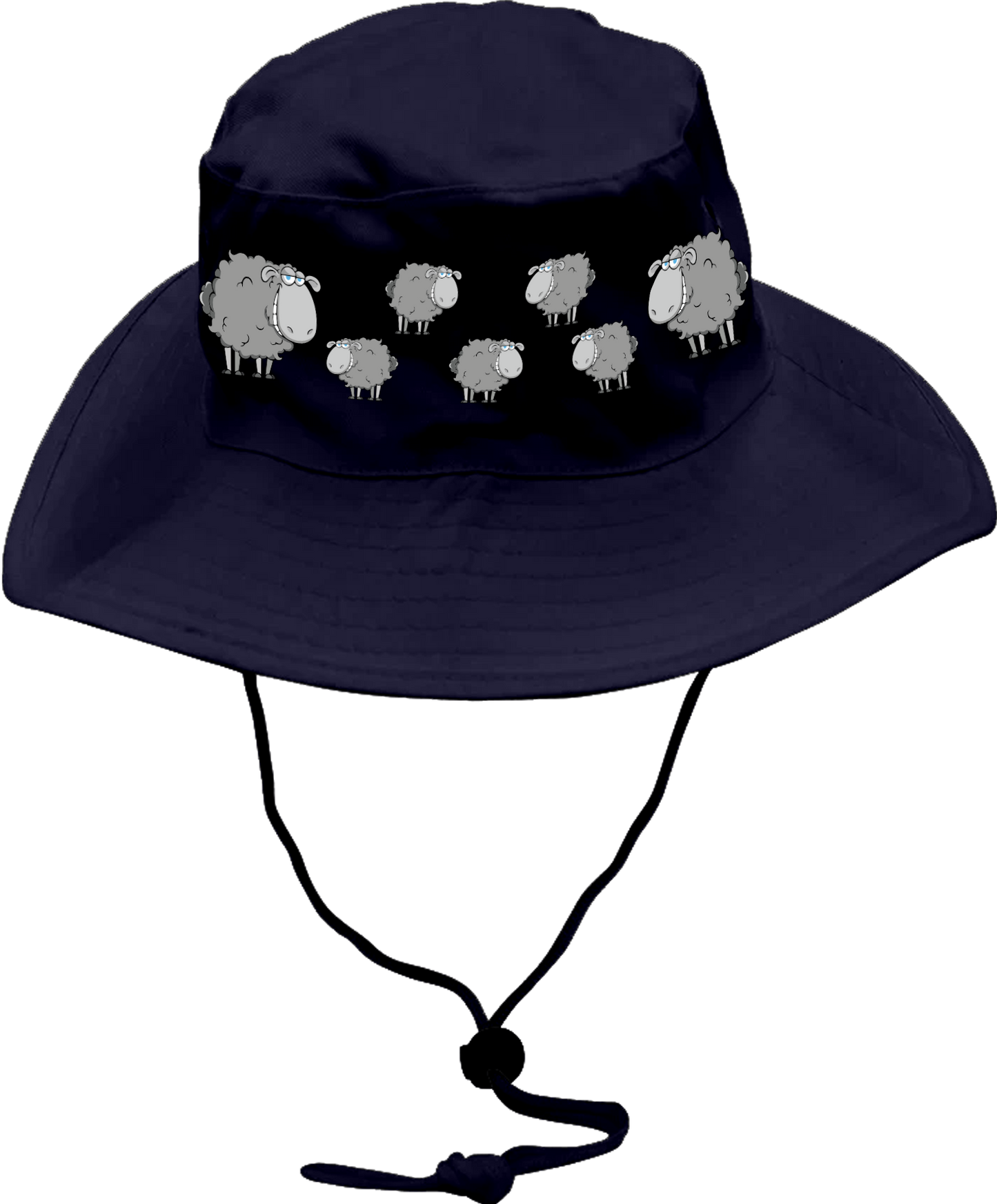 Black Sheep Wide Brim  Hat