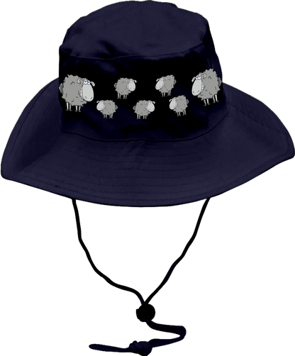 Black Sheep Wide Brim  Hat