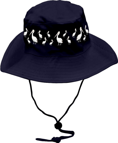 Pesky Pelican Wide Brim Hat