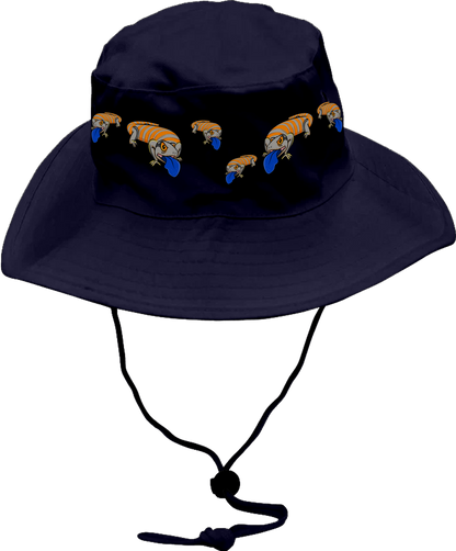 Bluey Lizard Wide Brim Hat