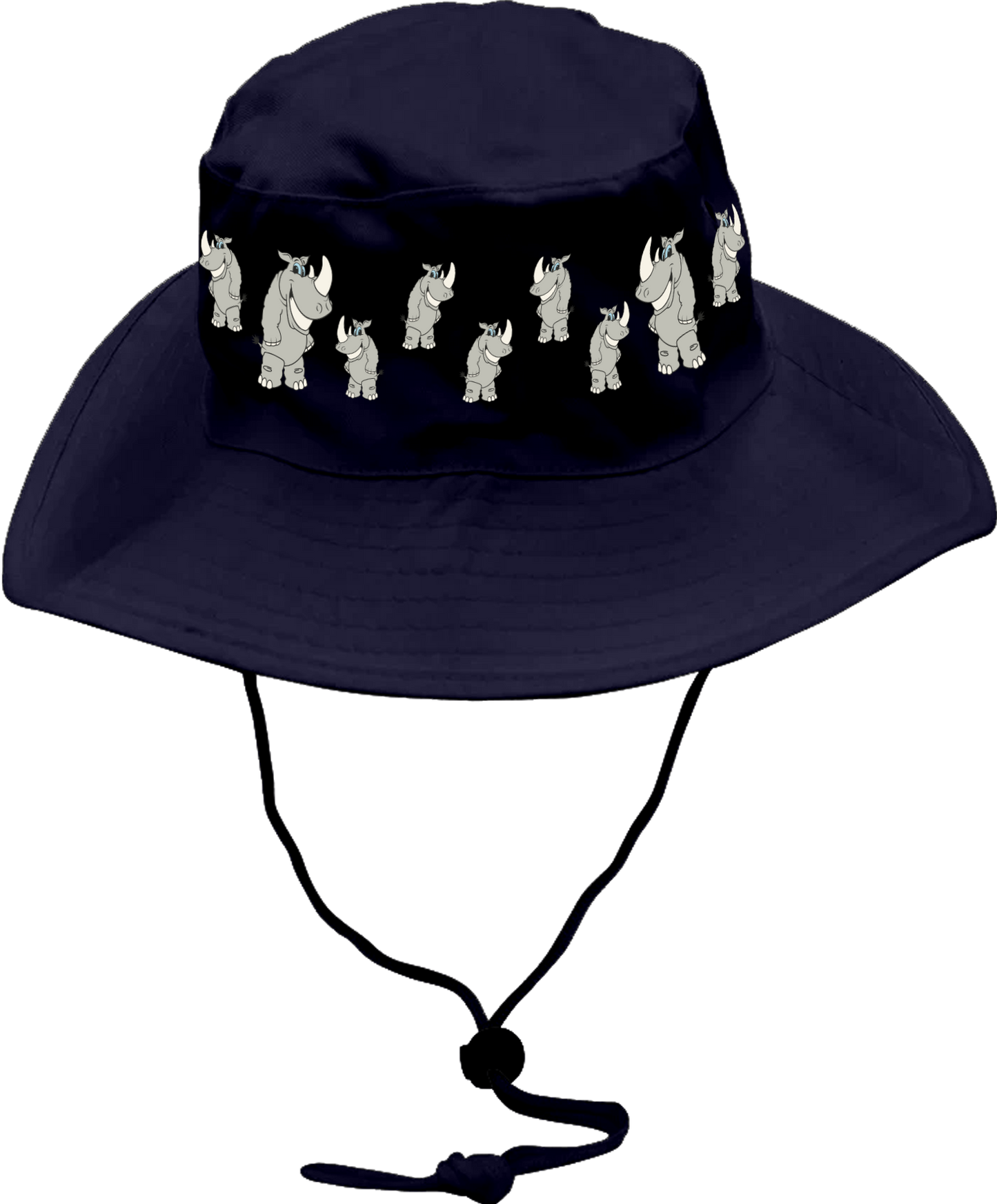 Racy Rhino Wide Brim Hat