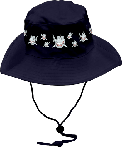 Snazzy Sharks Wide Brim Hat