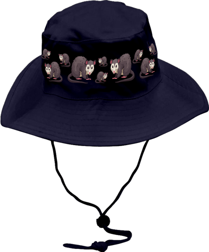 Pesky Possum Wide Brim Hat