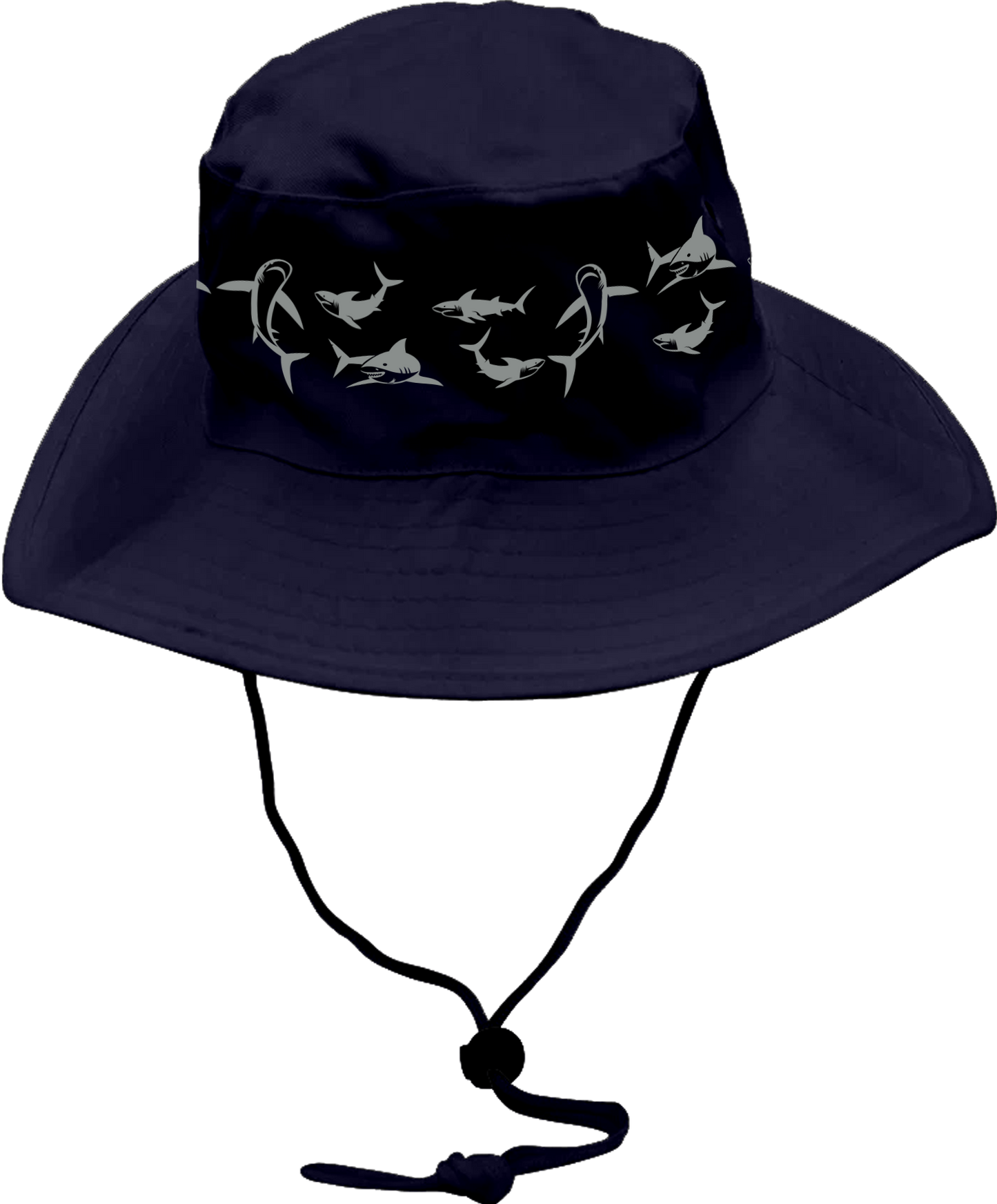 Snazzy Sharks Wide Brim  Hat