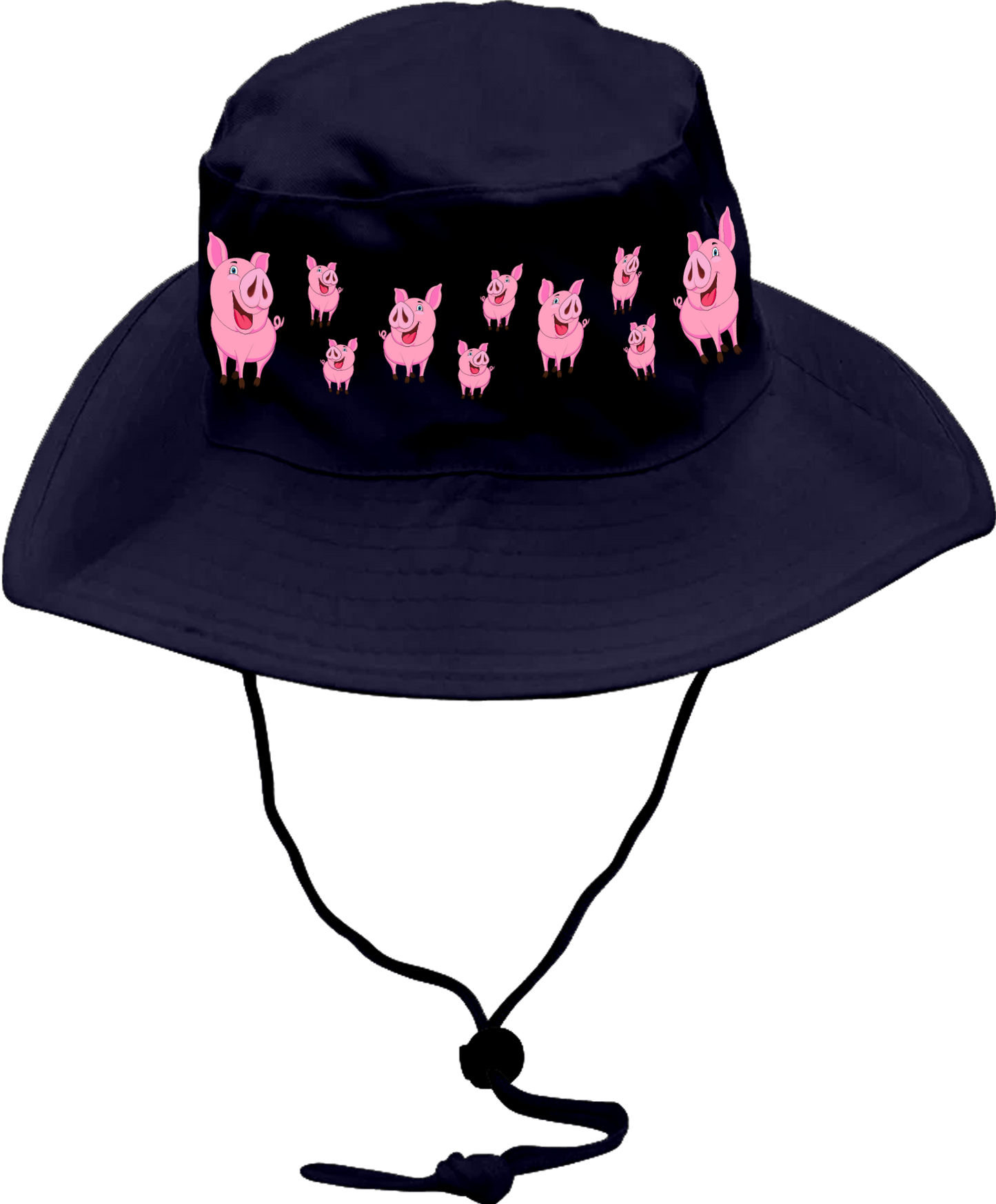 Percy Piggy Wide Brim Hat