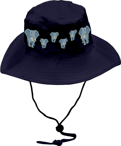 Ellie Elephant Wide Brim Hat