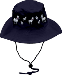 Ziva Zebra Wide Brim Hat 10