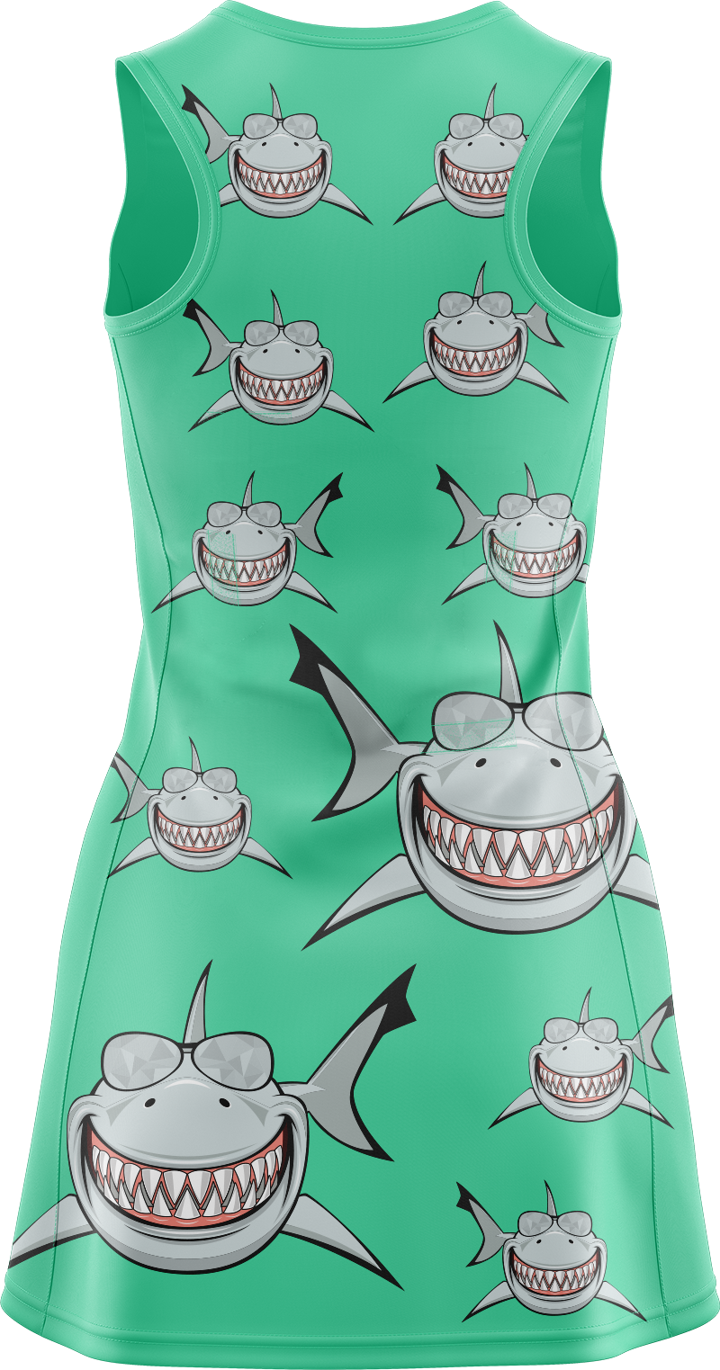Snazzy Shark Ladies Mini Dress