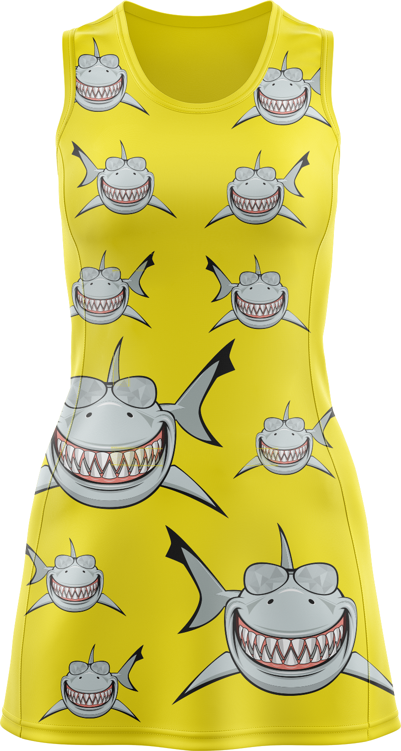 Snazzy Shark Ladies Mini Dress