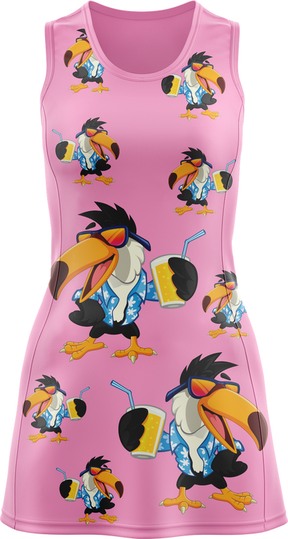 Trendy Toucan Ladies Mini Dress