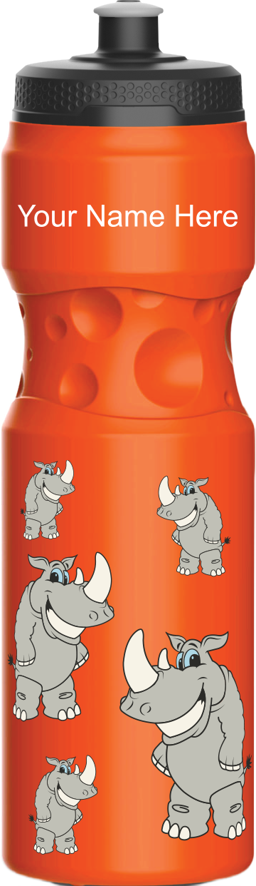 Racy Rhinocerus Water Bottles