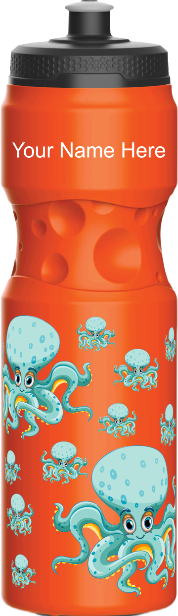 Octopus without beer Water Bottles