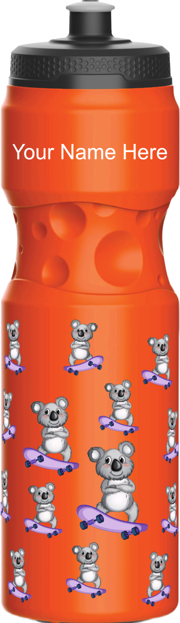 Skater Koala Water Bottles