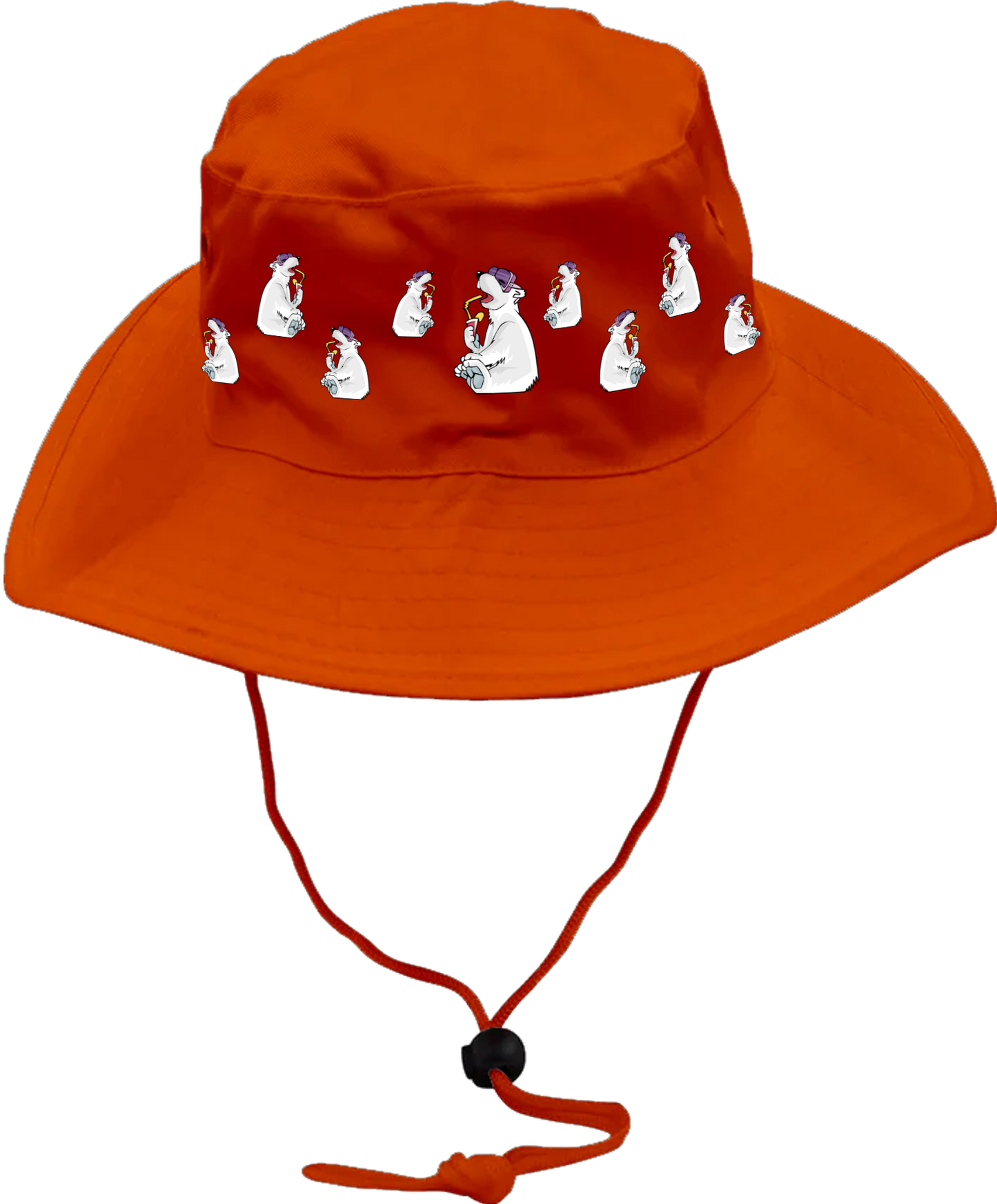 Ice Bear Wide Brim  Hat