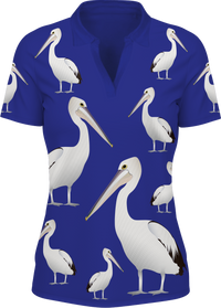 Pesky Pelican Woman's Polo 2