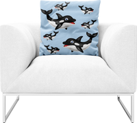 Orca Whale Pillows Cushions 2