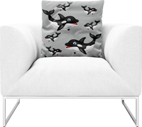 Orca Whale Pillows Cushions 3