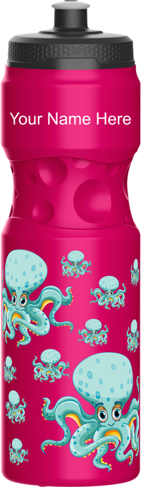 Octopus without beer Water Bottles 11